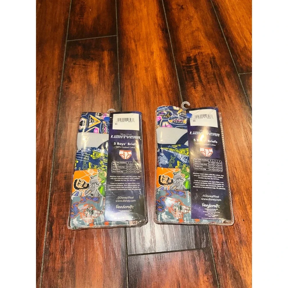Boys bundle 2 packs‎ Briefs Size 4 Buzz Lightyear Underwear 5 Pack New